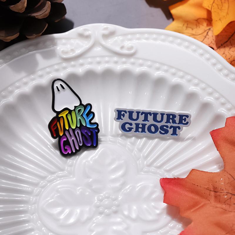 Ghost Fashionable Colorful Brooch Pin Ideal For Sweater And Jacket Decoration For All Genders