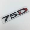 mghxj4 For Tesla MODEL 3 S X Y 75D 85D 90D 100D Rear Boot Trunk Tailgate Emblem Badge Sticker 3D Metal Car Styling Accessories