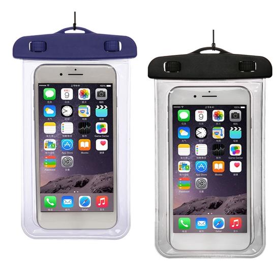 1 Set Phone Dry Bag Touchscreen Anti-scratch Waterproof Shockproof PVC Beach Camping Waterproof Phone Bag Water Sports