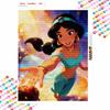 Disney Princess Jasmine Diamond Paint Painting Art Kit Handmade DIY5D Home Decor Gift