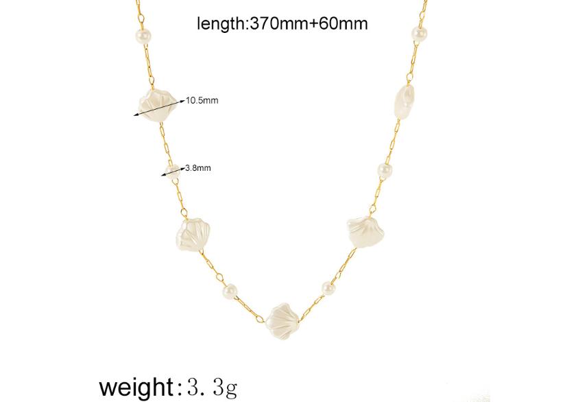 Pearl Necklace for Women, Versatile and High-end, Timeless Baroque Pearl Stainless Steel Necklace