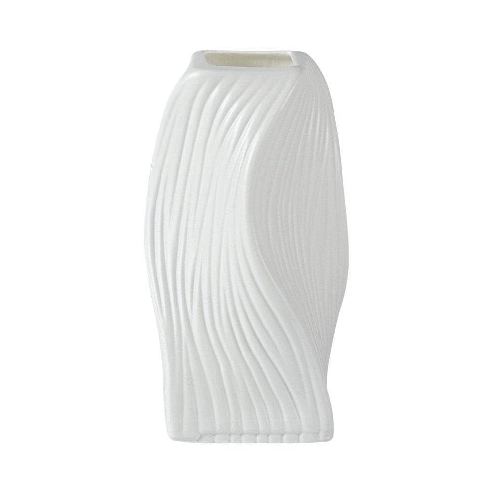 Home Decor Flower Vase Wave Pattern Irregular Vases Pots Hydroponic Bottle  Office Decoration