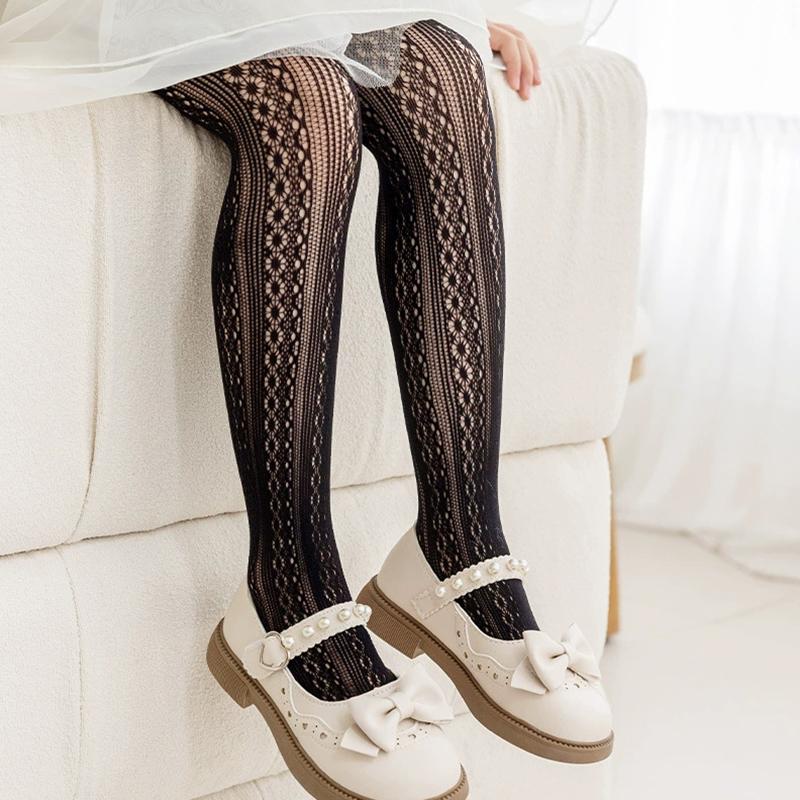 1Par Meia-Calça de Moda Feminina de Nylon Macio Elasticidade Malha Meia