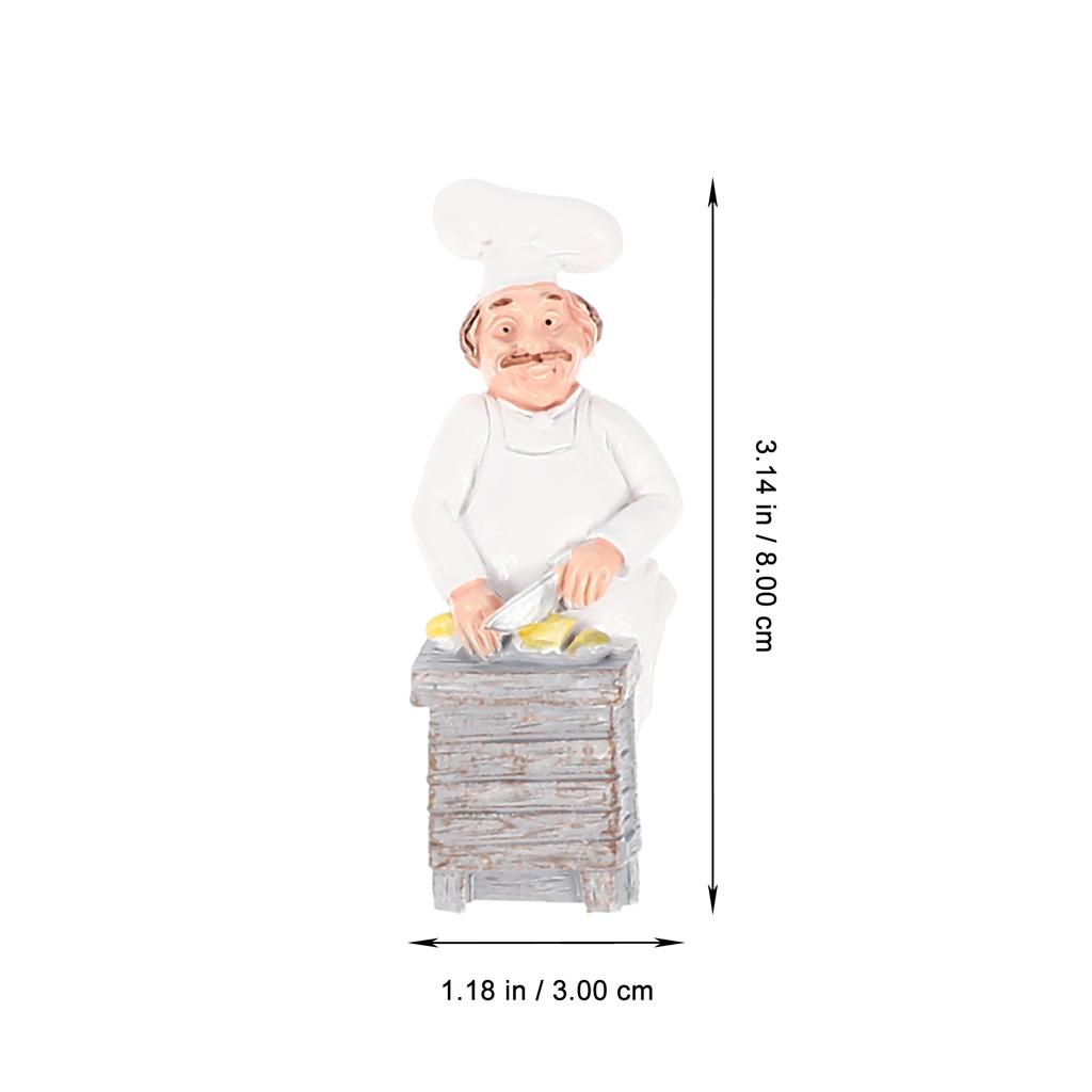 Stickers Chef Fridge Magnet Magnets Shaped Mini Magnetic Whiteboard Resin Refrigerator Office
