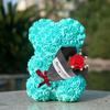 Cute Bear Artificial Rose Flower with Gift Box Valentine's Day Gifts for Mom Wife Grandma Girlfriend Sister In Mother's Day Birthday Anniversary