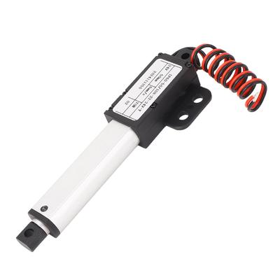 Mini Electric Linear Actuator 50mm Stroke 70N Thrust 8mms Speed Small Electric Push Rod DC24V