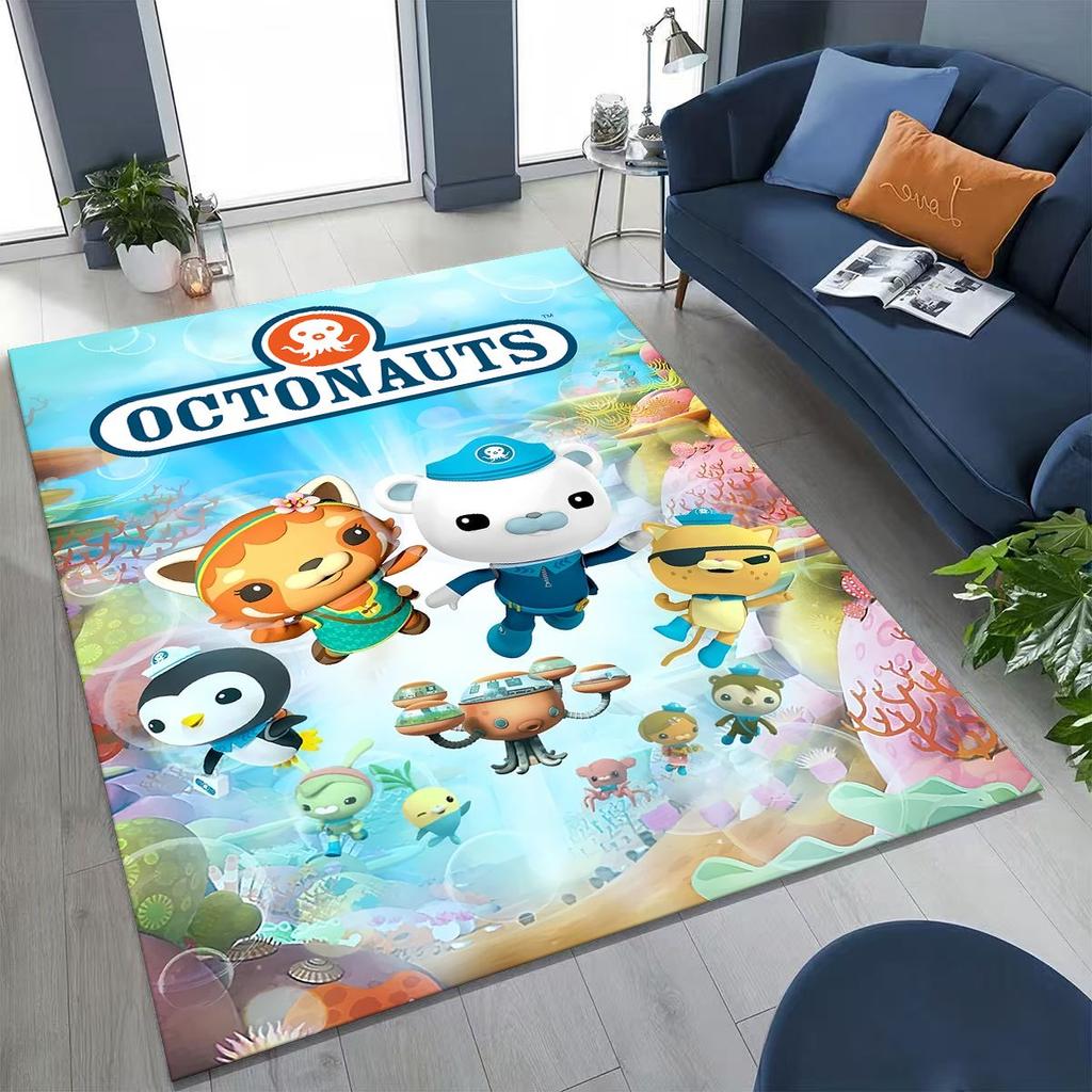 27 Style Octonauts Barnacles Cartoon Rug for Bedroom Living Room Sofa Home Doormat Decor, Large Kids Play Non-slip Floor Mat