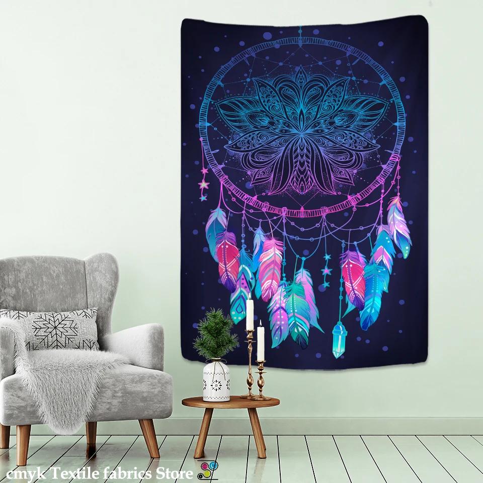 Seven Chakras Mandala Tapestry Wall Hanging Witchcraft Psychedelic Tapiz Hippie Art Background Cloth Home Decor