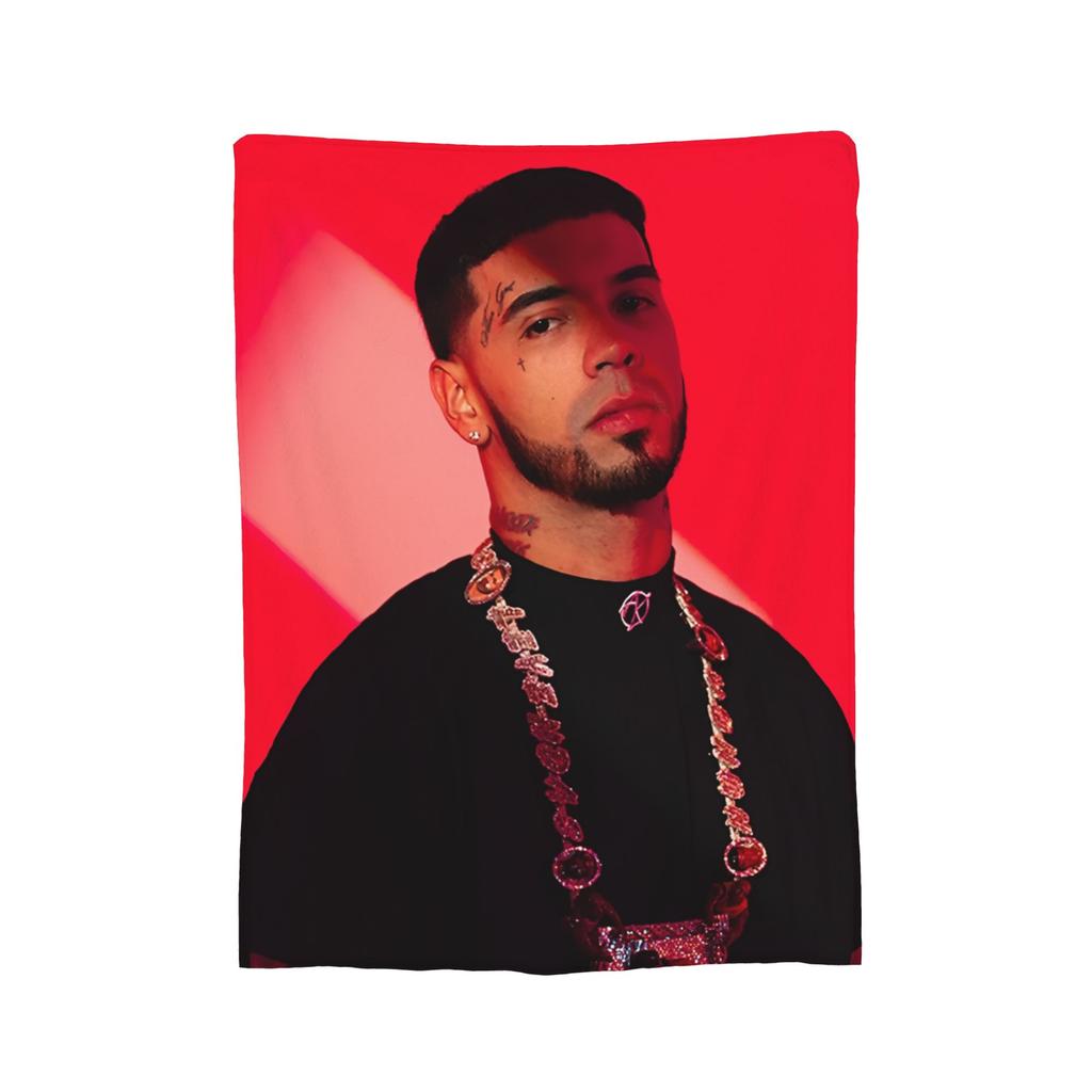 Anuel AA Rapper Hip Hop Singer Blanket Fleece  Winter  Breathable Lightweight Thin Throw Blankets for Bedding Couch Bedspread