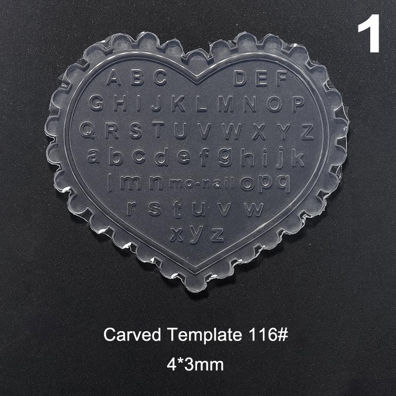 3D Nagel Schnitzen Silikon Transparent Vorlage Form Nagelkunst DIY Handgemachtes Werkzeug Kleine Perlen Polymer Clay Form Maniküre Dekor