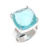 Swiss Blue Topaz Gemstone 925 Sterling Silver Jewelry Ring Size 8
