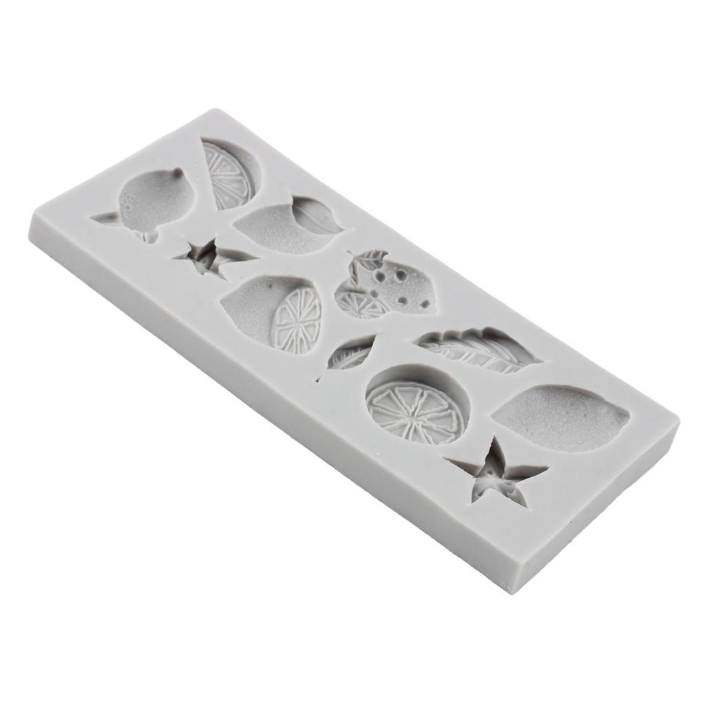 Lemon Silicone Mold Fruit Flower Lemon Slices Orange Fondant Molds Cake Decorating Tools Cupcake Topper Candy Resin Clay Chocolate Gumpaste Mold