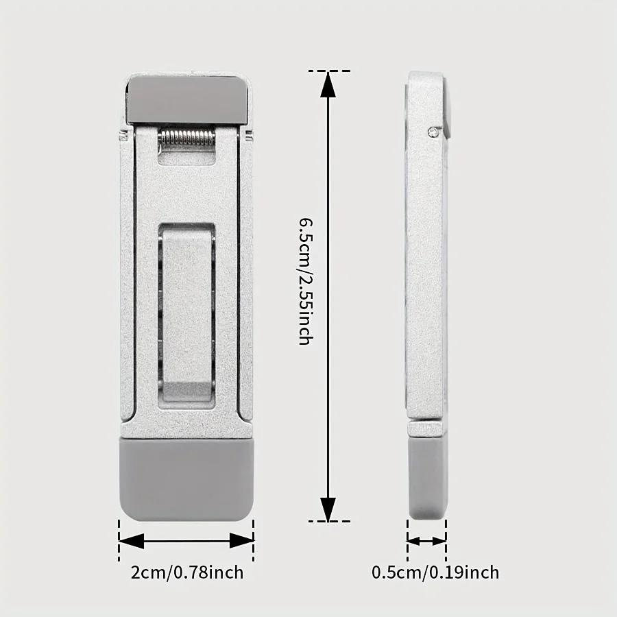 Upgrade {3-speed adjustable} Laptop Stand&Phone Stand Aluminum Foldable Portable Cell Phone Mini Stand Compatible with MacBook
