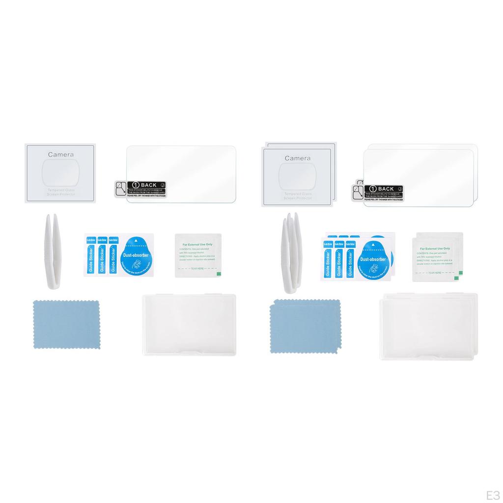 Action Camera Screen Protection Lens Kits Anti Bubble Durable Oilproof Gimbal