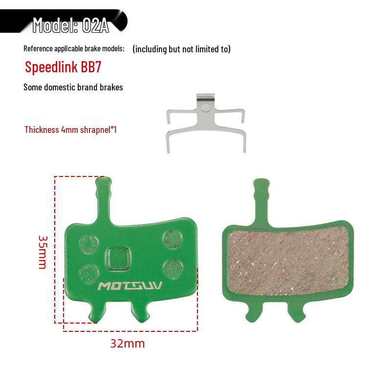 

Hydraulic Disc Brake Ceramic Pads for Mountain Bikes Ceramic Brake Pads for Bikes