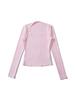 Hot Girl Square Neck Off-Shoulder Slimming Long Sleeve Top for Women