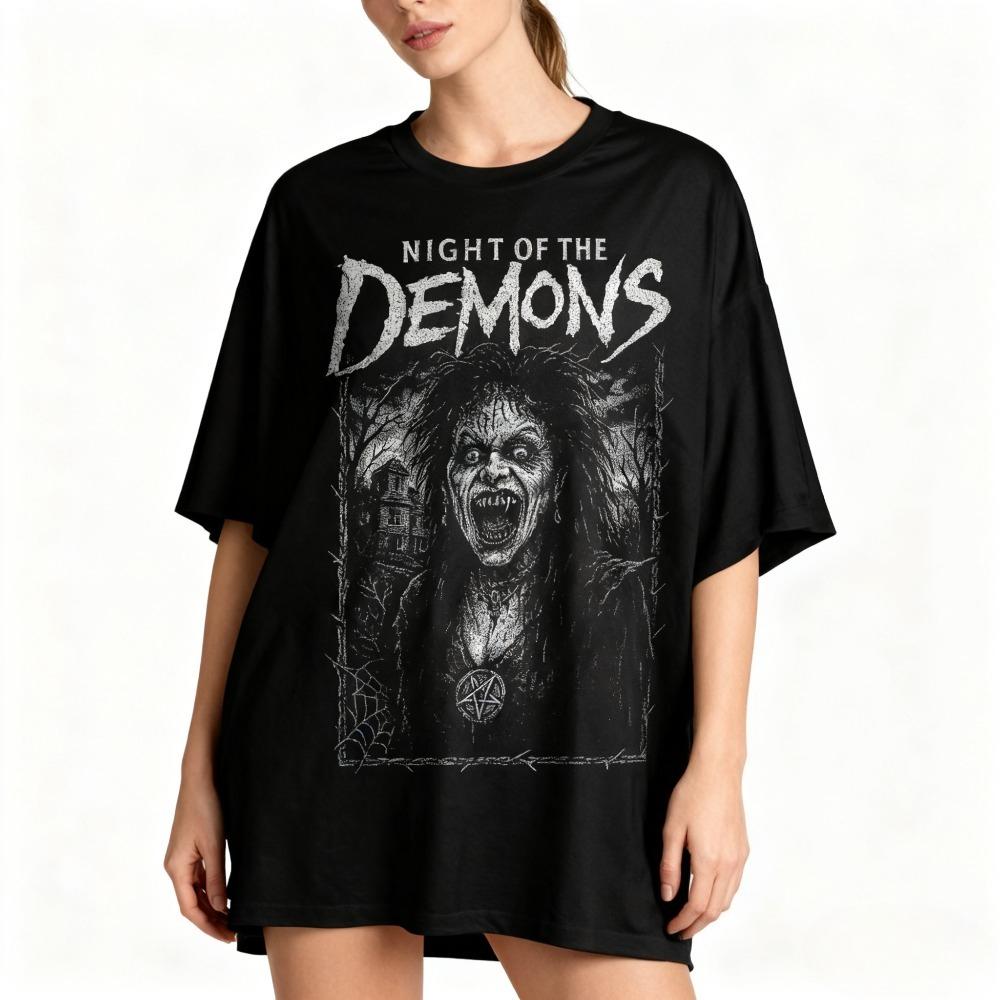 Night of The Demons 80s Horror Movie Shirt Lost Boys Terrifier Creepshow Return of The Living Dead ReAnimator Fright Night