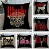 Fashion Brand RRHUDEs Cushion Cover Soft Plush Fabric DoubleSided Printed Sofa Cushion Cover for All Seasons Home Decor Gift