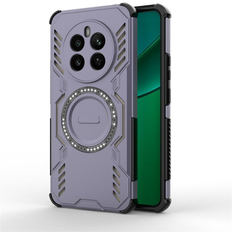 For Realme 12 Plus Case Realme 13 4G Cover Heat Dissipation Magnetic Wireless Charging Phone Cases Realme P1 Narzo 70 Pro Funda