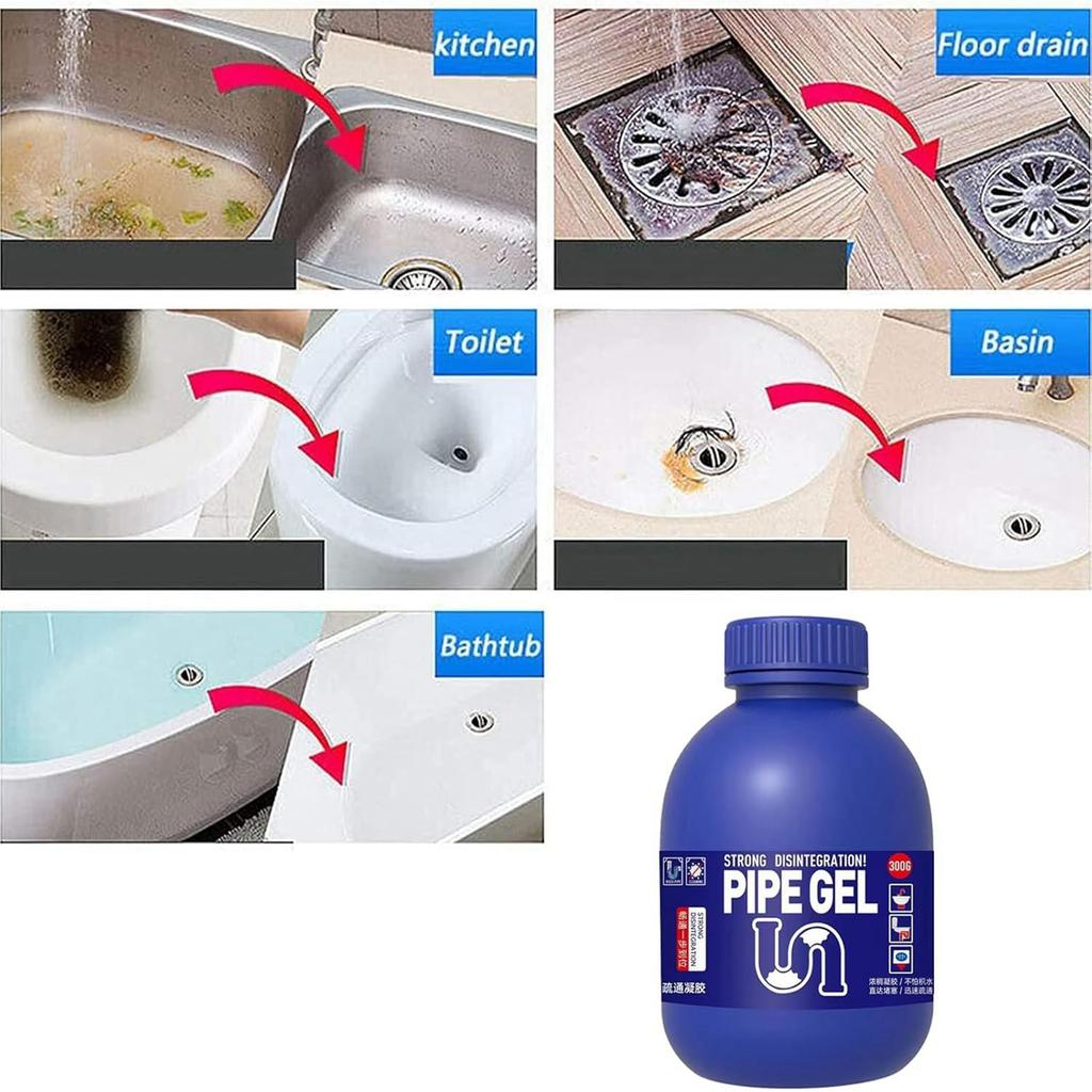 Powerful Unclogging Powder For Sinks, Drains, Kitchen And Toilet , Quickly Unclog And Reduce Odors.