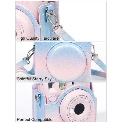 Für Fujifilm Instax Mini 12 Aufbewahrungstasche Schutzhülle Sofortbildkamera Abdeckung Bunte Reise Weiche Stoßfeste Tasche