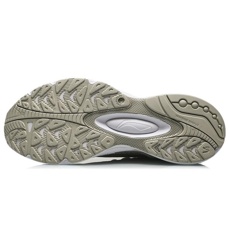 Li Ning Stoff Dämpfung Rutschfest Abriebfest Atmungsaktiv Leicht Niedrig geschnitten Laufschuhe Herren Weiß ARHR039-2