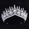 DIEZI 17 Colors Luxury Princess Opal Crystal Crown For Women Girls Wedding Elegant Luxury Baroque Tiara Party Hair Dress Jewelry