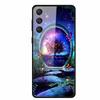 Tempered Glass Phone Cases for Samsung A16 Cases Space Print Hard Back Covers for Samsung Galaxy A16 4G 5G Shells Coque A16 2024