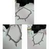 Titanium Steel Tassel Rivet Necklace For Men And Women Punk Style Geometric Design