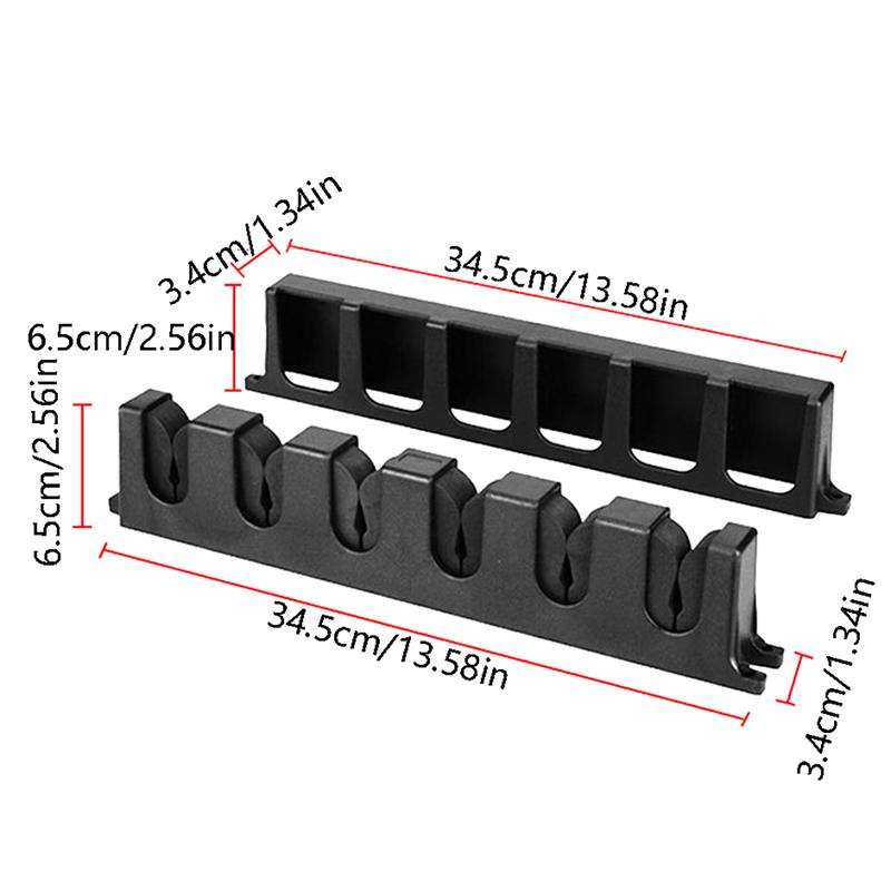 Stojan na rybářské pruty Držák na rybářské pruty Držáky na pruty Nástěnný pro garáž Rybaření