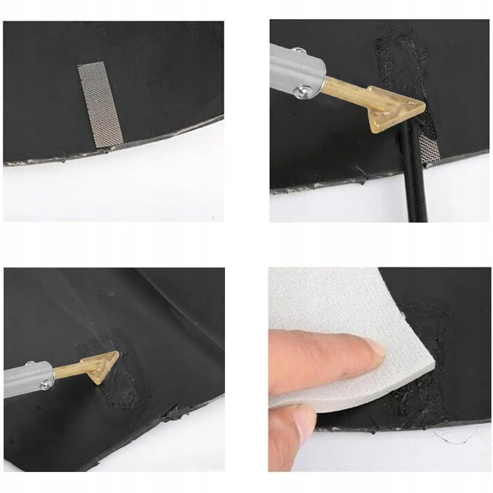 Rosfix Lutownica Żelazko Do Plastiku 100W RRO100W – Zestaw Z Plastikami I Zszywaczem | Wysoka Temperatura Do 600°C | Ergonomiczny Uchwyt