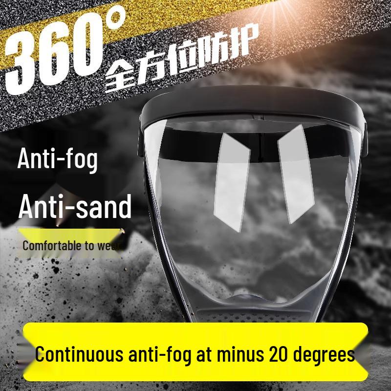 Pesticide Spray Mask: HD Anti-Dust, Non-Fog Full Face Shield