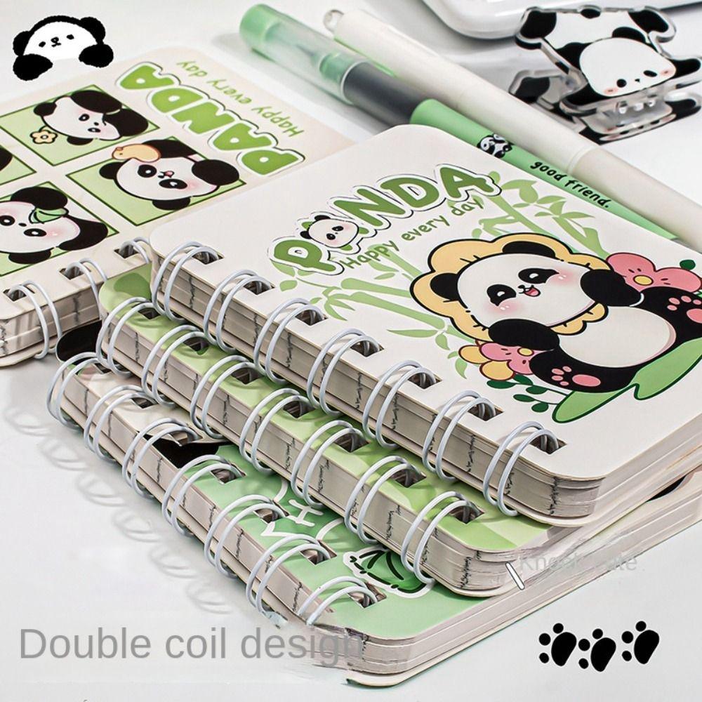 4PCS A7 Loose Leaf Notebook Portable Hand Account Book New Journal Planner Students