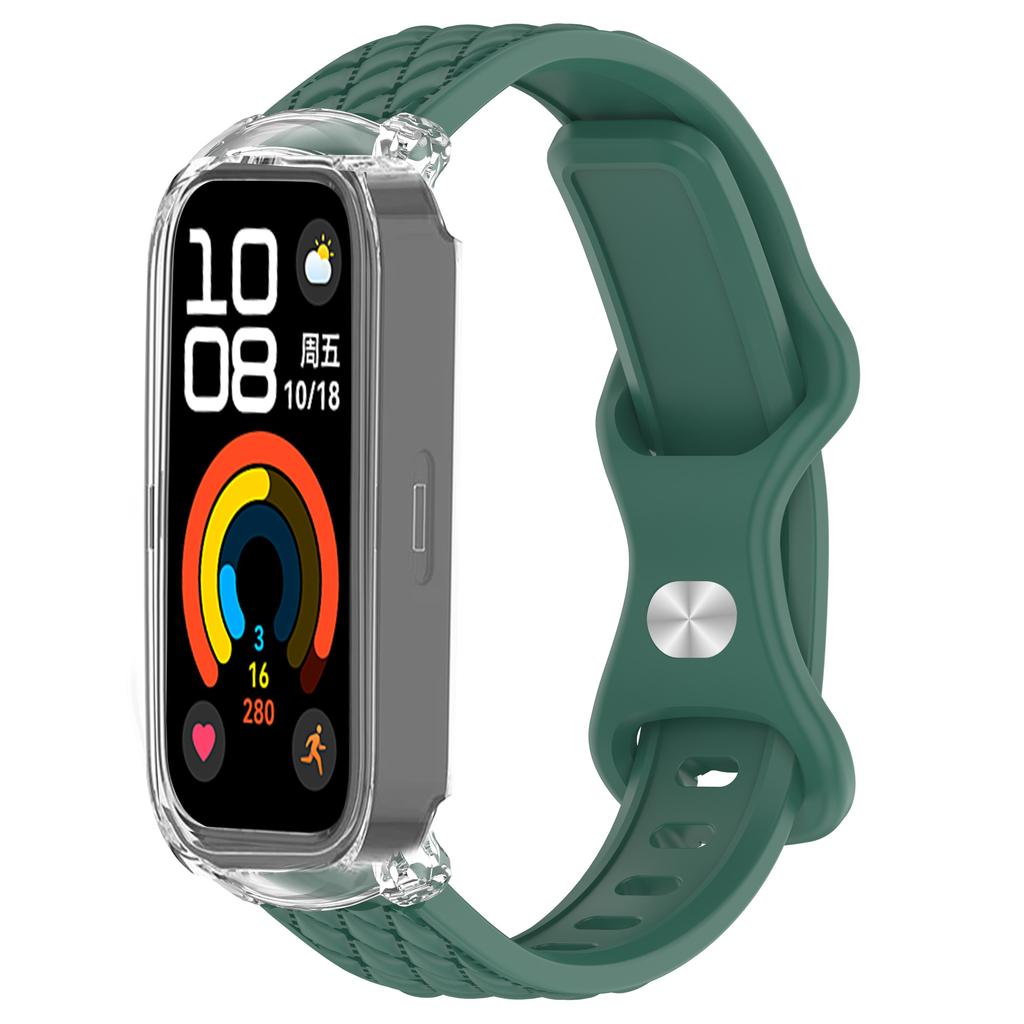Watchband For Huawei Band 10/9/8 Accessories Silicone Braided Sport wristband pulseira correa bracelet+Case Huawei Band 10 Strap