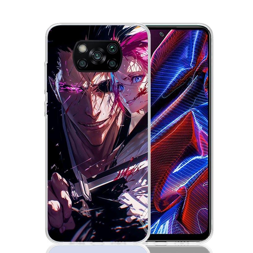 Zaraki Kenpachi Bleach Phone Case For Xiaomi Poco X7 X6 X5 Pro F7 Ultra Redmi 15C 15 13 13C 12 12C 10 10A 10C 9 9A 9C 9T Cover P