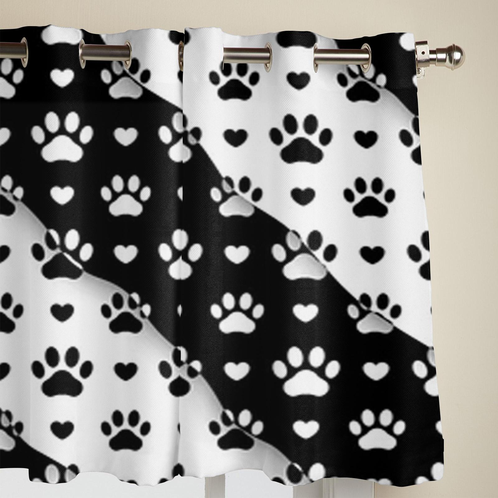 Милые лапки оконные шторы для гостиной кухни современные шторы домашний декор жалюзи — фото 4