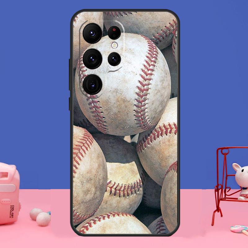 Baseball Case For Samsung Galaxy S23 S24 Ultra S21 S22 Plus Note 20 Note 10 S8 S9 S10 S20 FE Cover