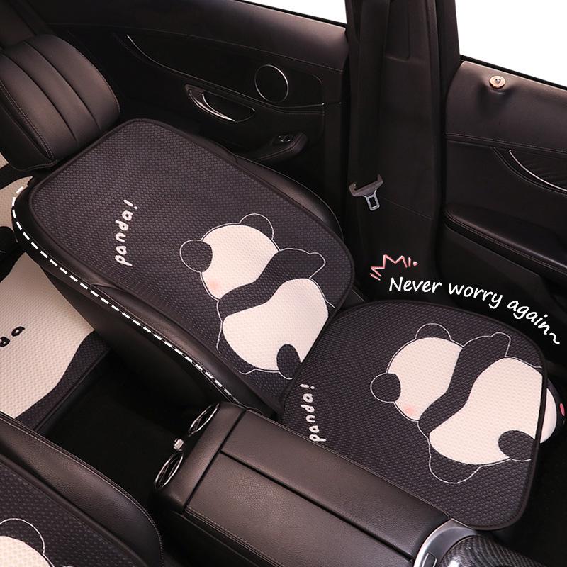 3D Panda Sommer Mesh Autositzkissen für Wuling Bingo Hongguang Mini