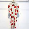 Wrinkled Spring/Summer New Slim and Fashionable Women's Versatile Lapel Long Women's Dress