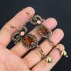 Honey Topaz Jewelry, 999 Copper Wire Wrapped Earrings, Handmade Gemstone Jewelry Earrings For Memorial Day