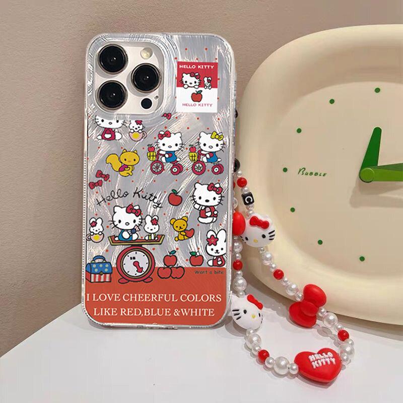 3D Bowknot Hello Kitty Phone Case For Iphone 17 16 Pro Max 17 Air 16e 15 14 13 12 11 Pro Max15 14 Plus X XS Max XR Cover Hard