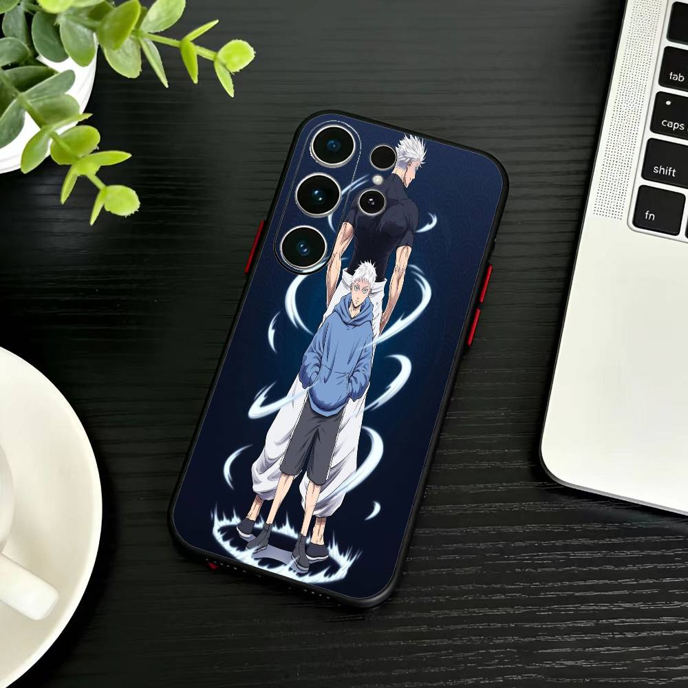 

S-Satoru Gojo S-Suguru Geto Phone Case For Samsung S26,S25,S24,S23,S22,S21,S20,S30,Ultra,Plus,Fe,Note,5G Black Cover Samsung S21fe