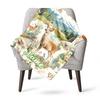 Deer Customize Your Name Outdoor Blanket Used For Chair Office Sofa Bed Camping Soft And Warm Giving Friends And Relatives Birthday Graduation Gift