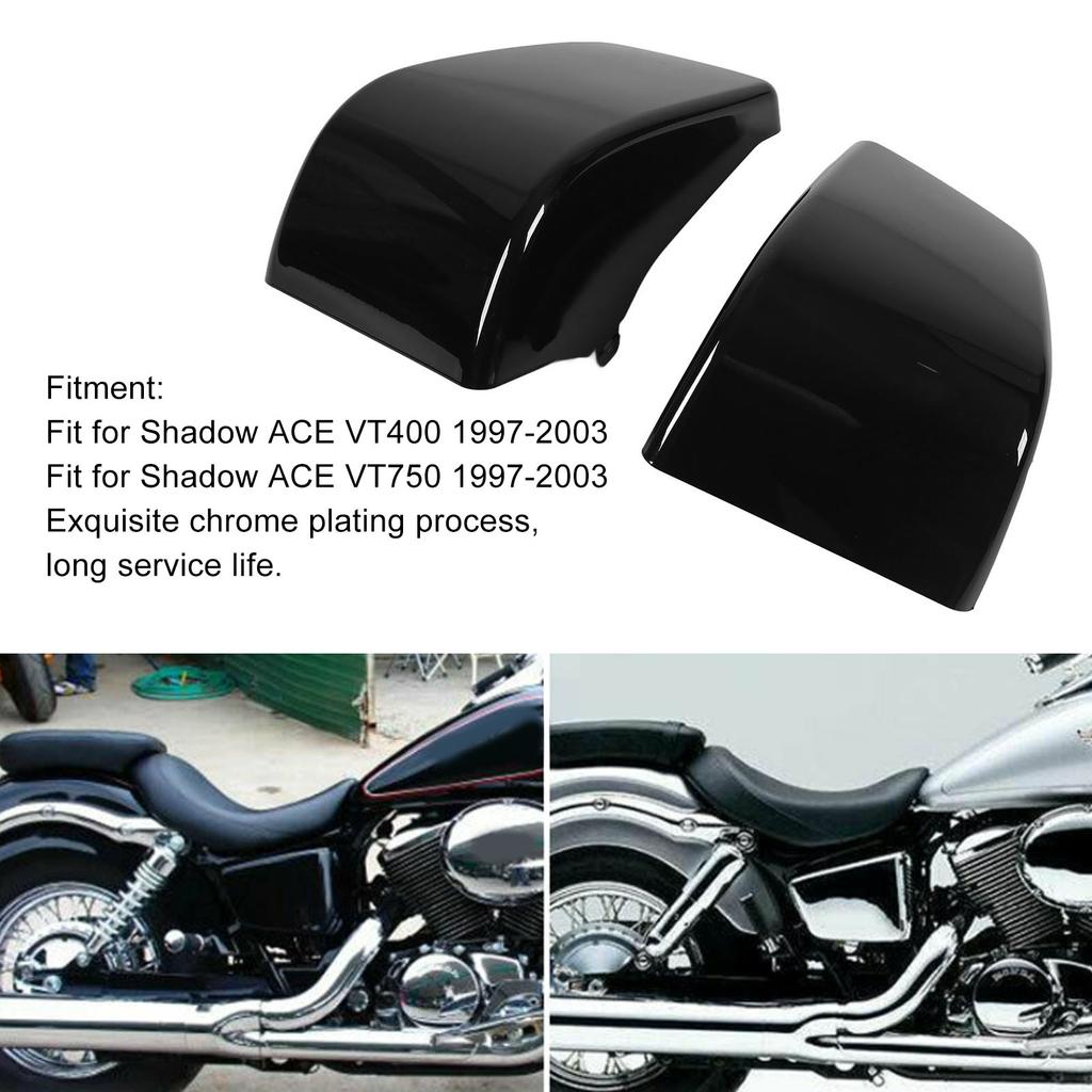 Left Right Motorcycle Battery Side Panel Fairing Covers for Shadow VT400 VT750 1997‑2003