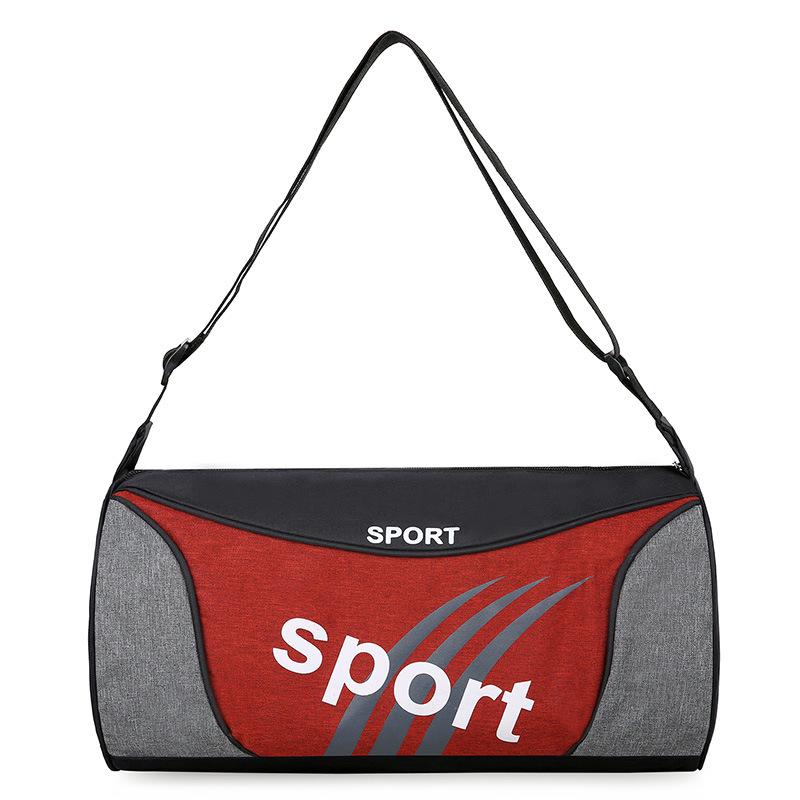 Men's Customizable Sports Fitness Bag - Travel, Outdoor, Portable, and Crossbody Backpack