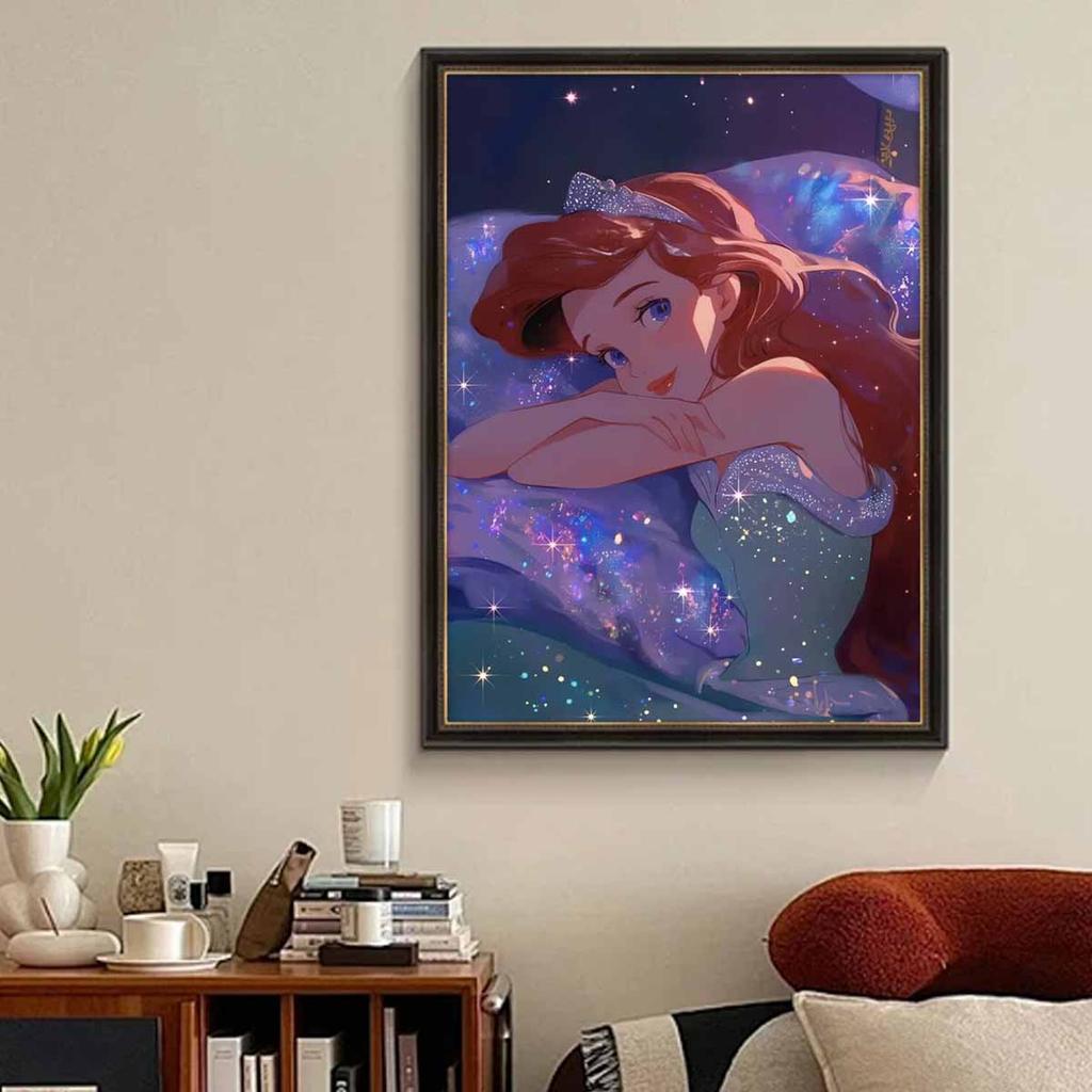 Full Round Diamond Painting The Sleeping Princess Art Rhinestone Picture Mosaic DIY 5D Cross Stitch Embroidery Home Decoration