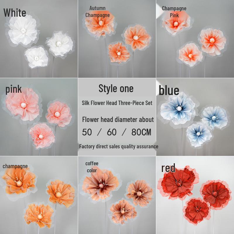 Silk Flower Wedding Aisle Decorations & Display Props