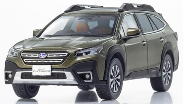Kyosho Originální Subaru Legacy Outback Hotový model KS03935GR 1/43 (Zelená)