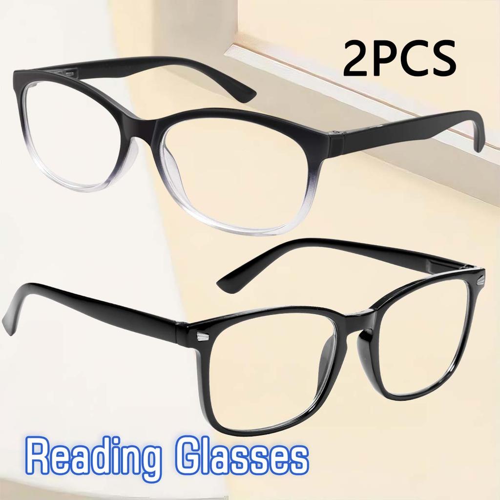 2PCS Newest Multifocal Reading Glasses Women Men Auto Adjusting Bifocal Glasses For Readers. Paerde