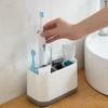 Portable Bathroom Toiletries Storage Rack Grid Toothbrush Racks Electric Toothbrush Storage Box